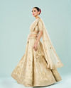 Mohey Women Ethereal Cream Bridal Lehenga