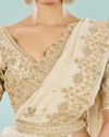 Mohey Women Ethereal Cream Bridal Lehenga