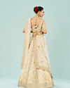 Mohey Women Ethereal Cream Bridal Lehenga