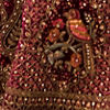 Wine Velvet Bridal Lehenga Set
