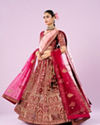 Mohey Women Radiant Rani Pink Lehenga