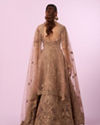 Mohey Women Golden Gala Glory Bridal Lehenga
