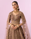 Mohey Women Golden Gala Glory Bridal Lehenga