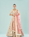 Elegant Cream Dream Semi Bridal Lehenga
