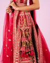 Mohey Women Radiant Pink Lehenga Ensemble