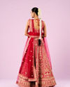 Mohey Women Radiant Pink Lehenga Ensemble