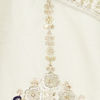 Ethereal Cream Art Silk Semi Bridal Lehenga