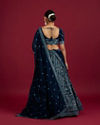 Mohey Women Blue Georgette Lehenga