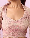 Mohey Women Enchanting Light Pink Lehenga