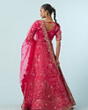 Mohey Women Ravishing Rani Pink Bridal Lehenga