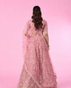 Mohey Women Candy Pink Bridal Lehenga