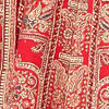 Fiery Red Festive Bridal Lehenga