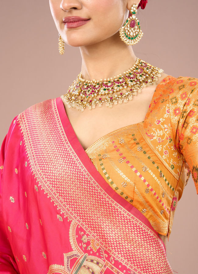 Mohey Women Radiant Mustard Yellow Lehenga