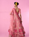 Mohey Women Grandiose Pink Brilliance Lehenga