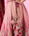 Mohey Women Pink Radiance Bridal Lehenga