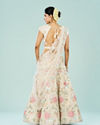 Mohey Women Classic Cream Majesty Semi Bridal Lehenga
