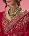 Mohey Women Pink Elegance Bridal Lehenga