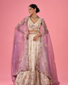 Elegant Cream Lehenga Ensemble