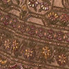 Fawn Net Bridal Lehenga with Sequin Work