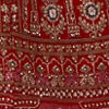Red Art Silk Lehenga with Sequin Work