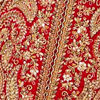 Rose Red Bel Buti Embroidered Bridal Lehenga