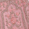 Rose Shadow Pink Floral Bel Buti Patterned Bridal Lehenga