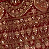 Berry Red Embroidered Bridal Lehenga