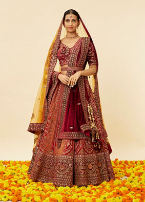 Manyavar bridal lehenga collection hotsell with price