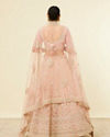 Mohey Women Light Pink Imperial Paisley Patterned Bridal Lehenga
