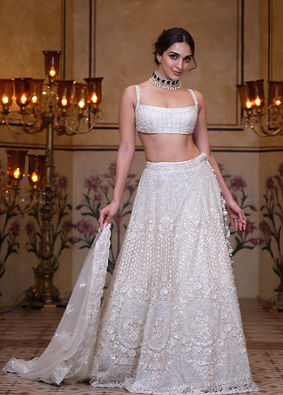 Buy Fawn Velvet Bridal Lehenga Online in Australia @Mohey - Lehenga for  Women