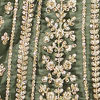Pista Green Floral Aari Embroidered Lehenga