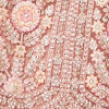 Shell Pink Floral Aari Embroidered Bridal Lehenga