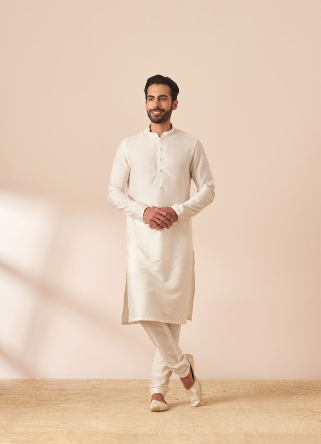 Manyavar Men Pastel Blue Jacket Style Indo Western