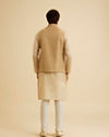 Manyavar Men Classy Fawn Nehru Jacket