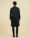 Manyavar Men Dark Blue Nehru Jacket