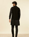 Manyavar Men Royal Black Nehru Jacket