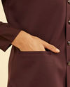 Manyavar Men Maroon Majesty Nehru Jacket