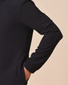 Manyavar Men Dark Blue Plain Kurta Pajama