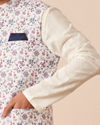 White Multicolor Printed Jacket image number 1