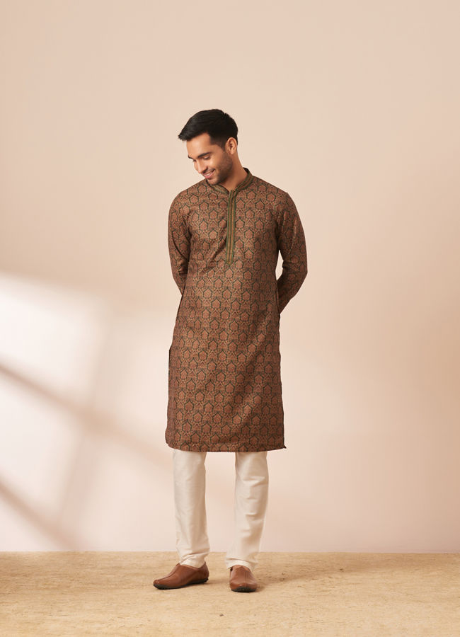 Bottle green discount colour kurta pajama