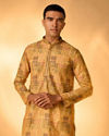 Manyavar Men Mustard Majesty Kurta Pajama